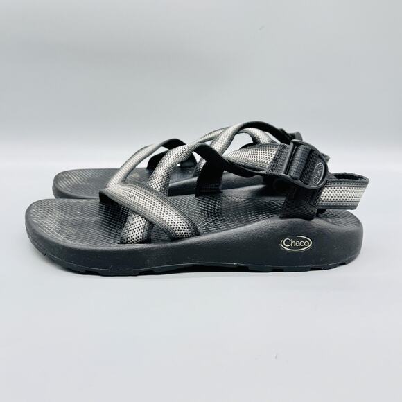 Chaco Sandals Mens 11 Black Gray Adjustable Strap Sport Hiking Outdoor Shoes main image 8